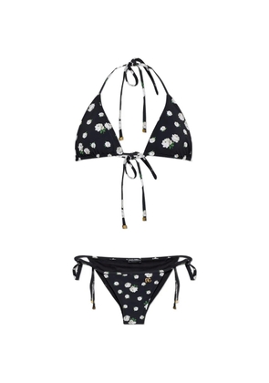 Dolce & Gabbana floral-print bikini - Black