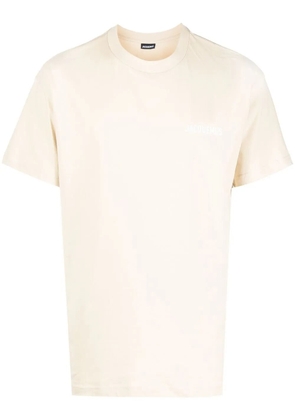 Jacquemus logo-print crew neck T-shirt - Neutrals