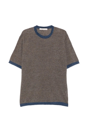 original vintage style short-sleeves T-shirt - Brown