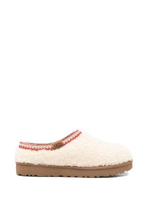 UGG Tasman Maxi curly slippers - White
