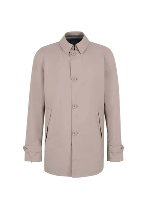 Herno button-up waterproof coat - Neutrals