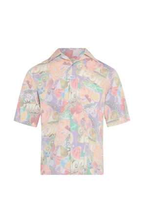 Martine Rose fruit-print short-sleeve shirt - Purple