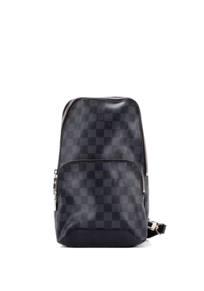 Louis Vuitton Pre-Owned Avenue Sling Bag Damier Graphite crossbody bag - Black