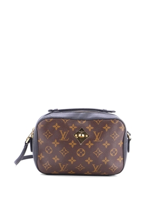 Louis Vuitton Pre-Owned Saintonge Handbag Monogram Canvas with Leather crossbody bag - Black