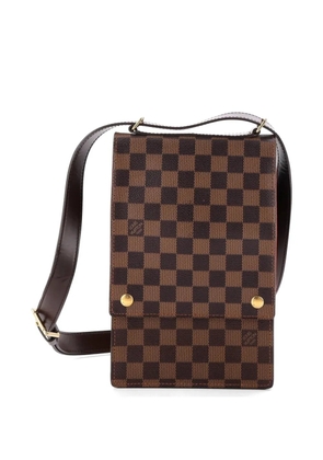 Louis Vuitton Pre-Owned Portobello Messenger Damier crossbody bag - Brown