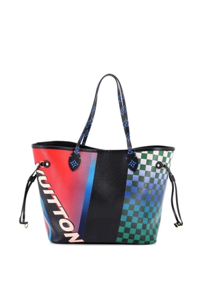 Louis Vuitton Pre-Owned Neverfull NM Limited Edition Race Print Canvas MM tote bag - Black