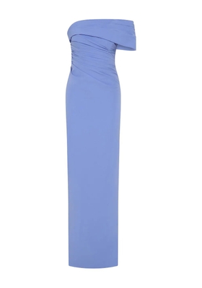 Rachel Gilbert Gale one-shoulder gown - Blue