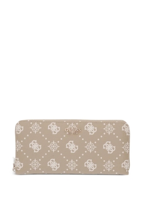 GUESS USA Carrie 4G-monogram wallet - Neutrals