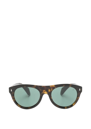 Moncler Eyewear tortoiseshell-effect sunglasses - Brown