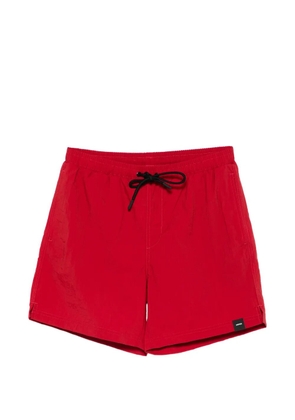 ASPESI drawstring-fastening swim shorts - Red