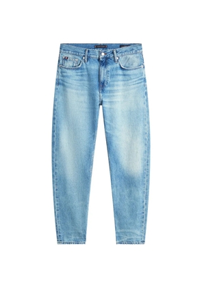 Tommy Hilfiger Harlem regular-fit faded-effect straight-leg denim jeans - Blue