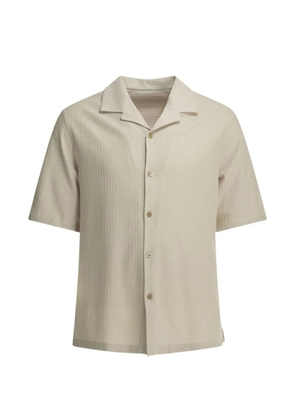 Brunello Cucinelli short-sleeved striped shirt - Neutrals