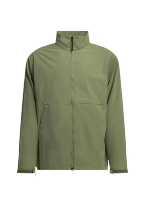 Goldwin grid-pattern high-neck windbreaker - Green