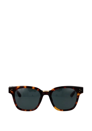 Linda Farrow Sanchez rectangle-frame sunglasses - Brown