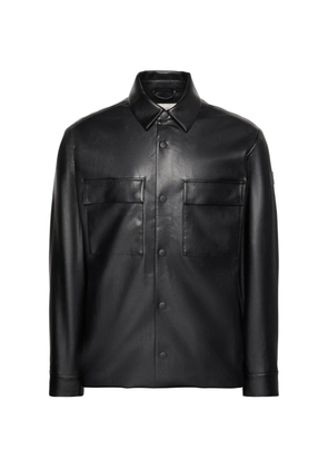 Calvin Klein flap-pocket shirt jacket - Brown