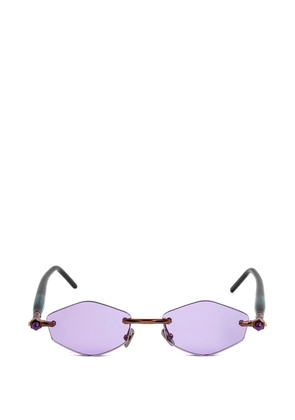 Kuboraum Maske P60 rimless sunglasses - Brown