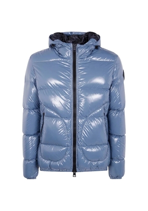 Herno Gloss hooded puffer jacket - Blue