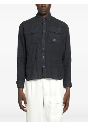 C.P. Company linen flap-pocket shirt - Grey