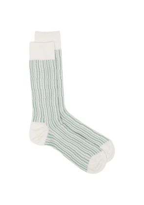 Zegna wandering lines socks - Neutrals