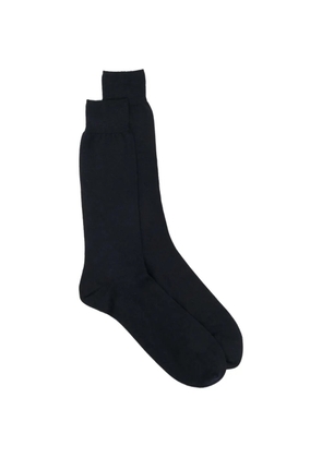 Zegna natural warmth mid calf socks - Black