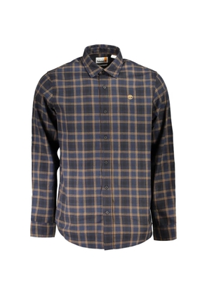 Timberland plaid-check flannel shirt - Blue