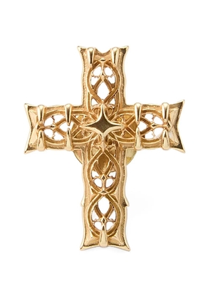 Emanuele Bicocchi Notre-Dame cross brooch - Gold