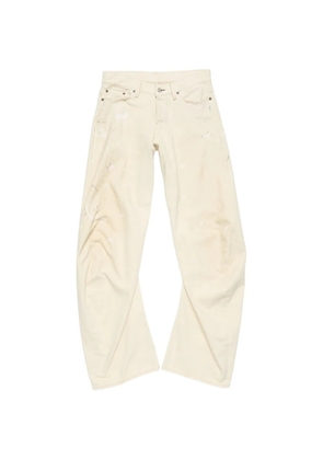 Acne Studios paint-splatter distressed jeans - Neutrals