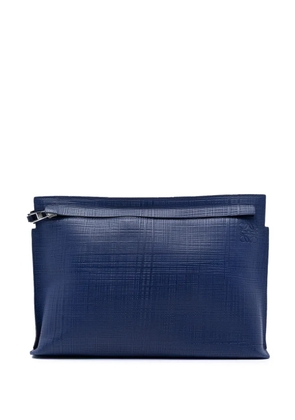 Loewe Pre-Owned 2012-2024 Leather Anagram T clutch bag - Blue