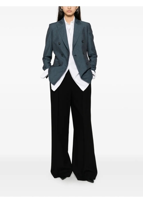 PT Torino double-breasted peak-lapel blazer - Blue