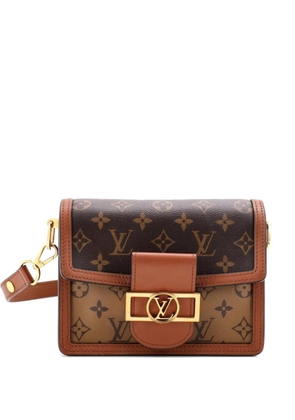Louis Vuitton Pre-Owned Dauphine Shoulder Bag Reverse Monogram Canvas Mini crossbody bag - Brown