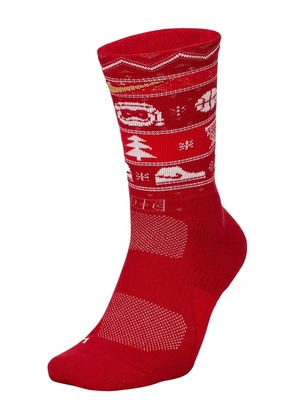 Nike Elite Christmas socks - Red