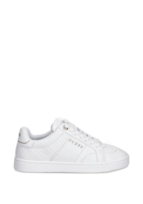 GUESS USA Tablita logo-detail sneakers - White