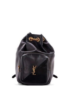 Saint Laurent Pre-Owned Jamie Leather and Suede backpack - Black