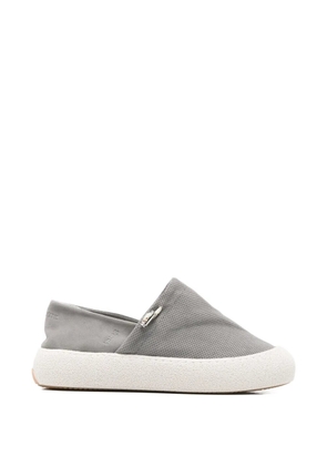 SANTHA perforated slip-on sneakers - Grey