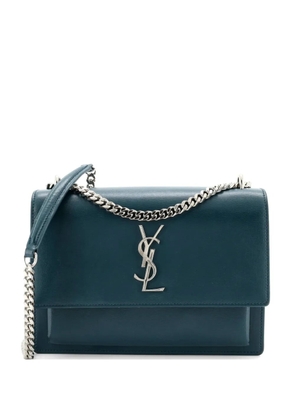 Saint Laurent Pre-Owned Sunset Leather Medium crossbody bag - Green