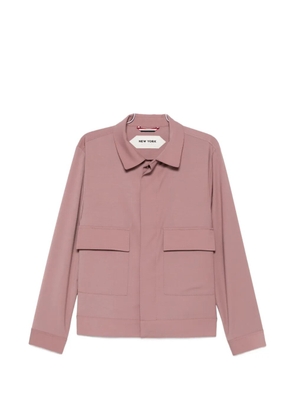 New York Resident flap-pocket jacket - Pink