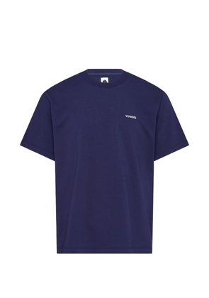 Vowels Classic logo-print T-shirt - Blue
