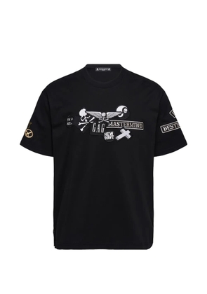 Mastermind Japan multi-patch T-shirt - Black