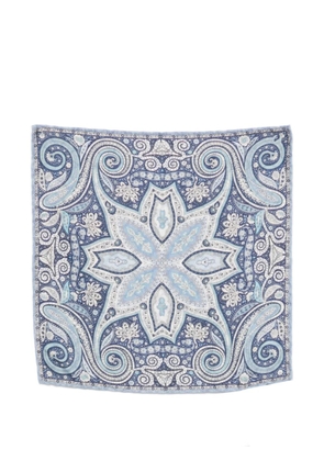 Dell'oglio Easy paisley-print scarf - Blue