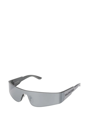 Balenciaga logo-print sunglasses - Silver