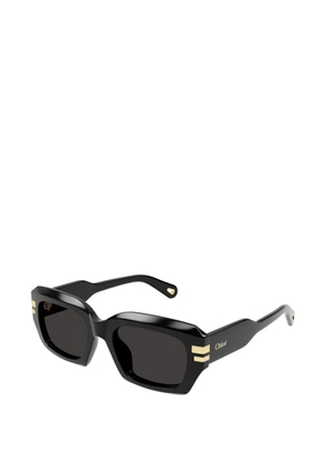 Chloé geometric-frame sunglasses - Black