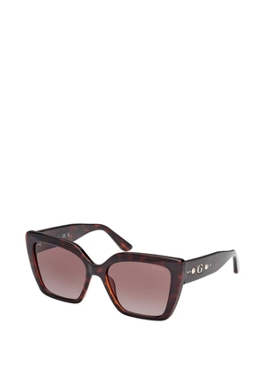 GUESS EYEWEAR square-frame sunglasses - Brown