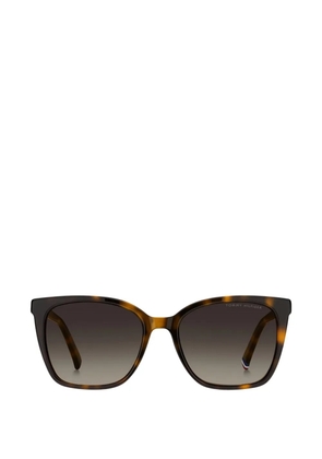 Tommy Hilfiger square-frame sunglasses - Brown