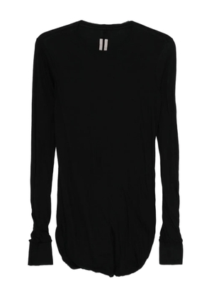 Rick Owens double-layer long-sleeves T-shirt - Black
