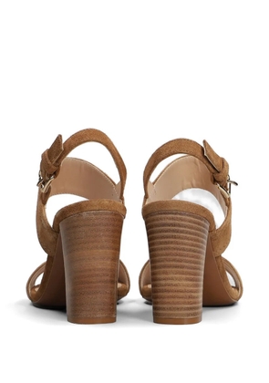 Roberto Festa buckle-fastening suede sandals - Neutrals