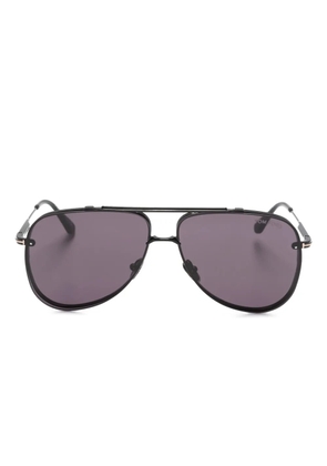 TOM FORD Eyewear Leon pilot-frame sunglasses - Black