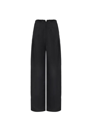ili node Delia pleated trousers - Black