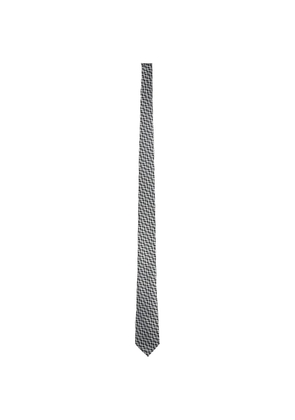 TOM FORD geometric-print silk tie - Black