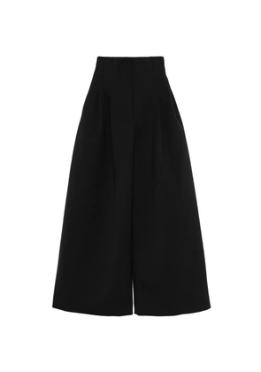 Jacquemus The Souro high-waisted pleated trousers - Black