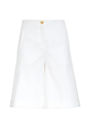 WEILL PARIS high-waisted bermuda shorts - White